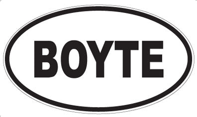 BOYTE - Oval Magnet