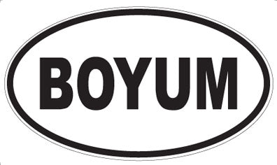 BOYUM - Oval Magnet