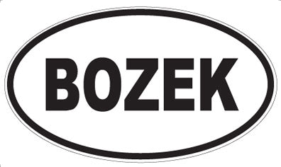 BOZEK - Oval Magnet