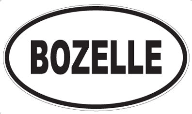 BOZELLE - Oval Magnet