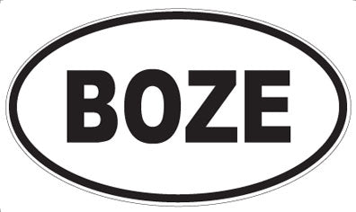 BOZE - Oval Magnet