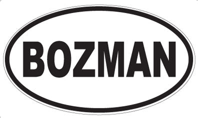 BOZMAN - Oval Magnet