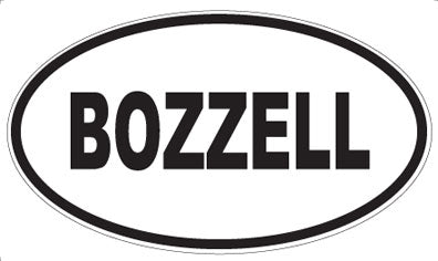 BOZZELL - Oval Magnet