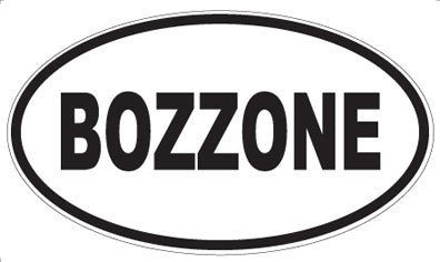 BOZZONE - Oval Magnet
