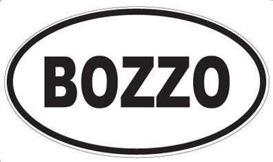 BOZZO - Oval Magnet