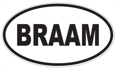 BRAAM - Oval Magnet