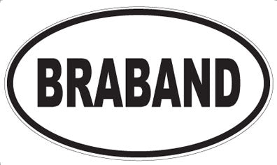 BRABAND - Oval Magnet