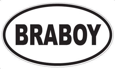 BRABOY - Oval Magnet