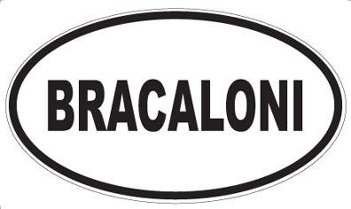 BRACALONI - Oval Magnet