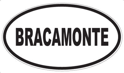 BRACAMONTE - Oval Magnet