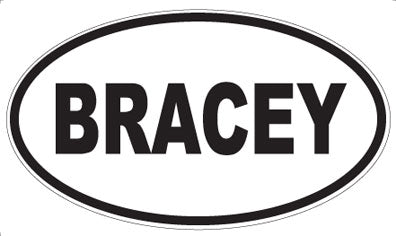 BRACEY - Oval Magnet