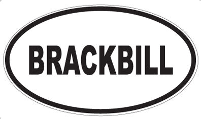 BRACKBILL - Oval Magnet