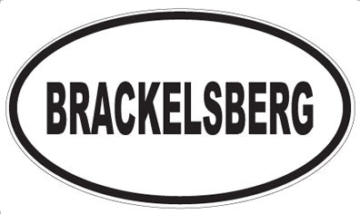 BRACKELSBERG - Oval Magnet