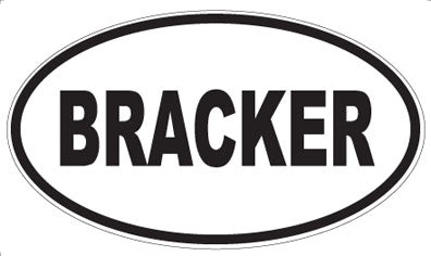 BRACKER - Oval Magnet