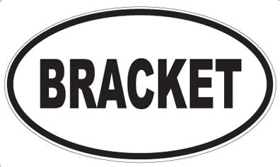 BRACKET - Oval Magnet