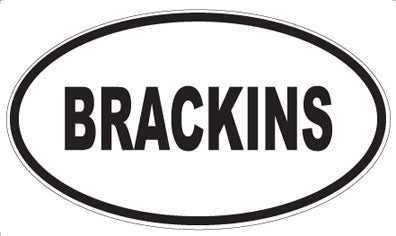 BRACKINS - Oval Magnet