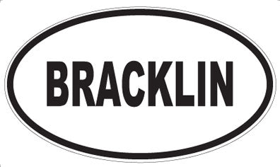 BRACKLIN - Oval Magnet