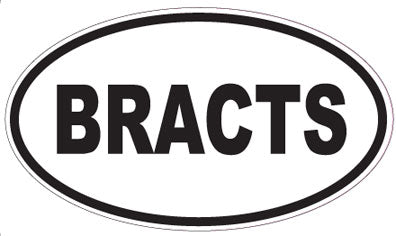 BRACTS - Oval Sticker