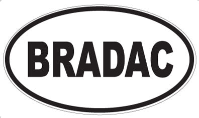 BRADAC - Oval Magnet