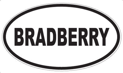 BRADBERRY - Oval Magnet
