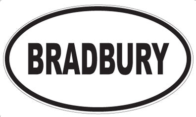 BRADBURY - Oval Magnet