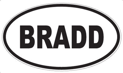 BRADD - Oval Magnet