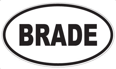 BRADE - Oval Magnet