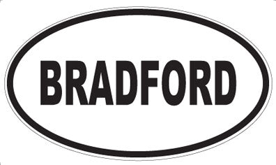 BRADFORD - Oval Magnet