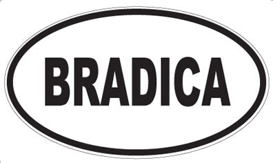 BRADICA - Oval Magnet