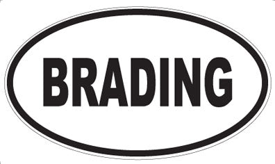 BRADING - Oval Magnet