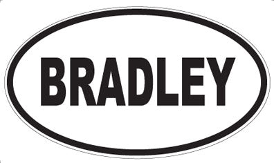 BRADLEY - Oval Magnet
