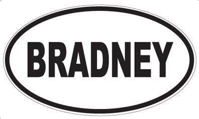 BRADNEY - Oval Magnet