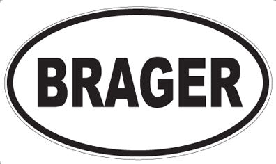 BRAGER - Oval Magnet
