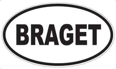 BRAGET - Oval Magnet