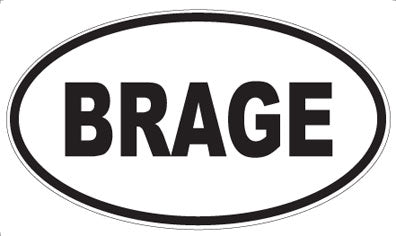 BRAGE - Oval Magnet