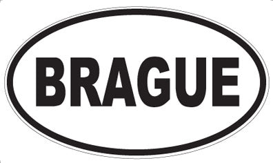 BRAGUE - Oval Magnet