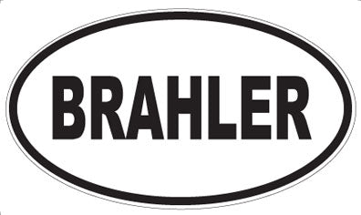 BRAHLER - Oval Magnet