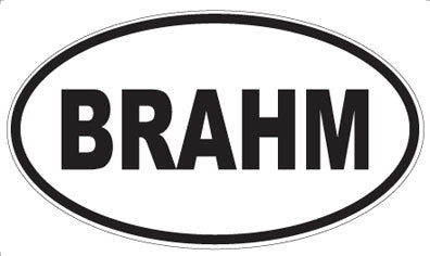 BRAHM - Oval Magnet