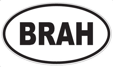 BRAH - Oval Magnet