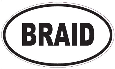 BRAID - Oval Magnet
