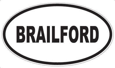 BRAILFORD - Oval Magnet