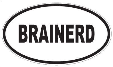 BRAINERD - Oval Magnet