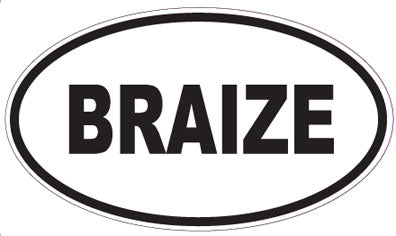 BRAIZE - Oval Sticker