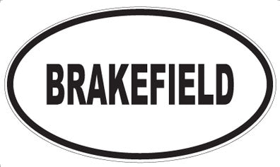 BRAKEFIELD - Oval Magnet