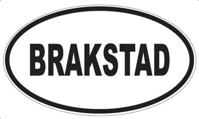 BRAKSTAD - Oval Magnet