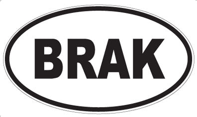 BRAK - Oval Magnet