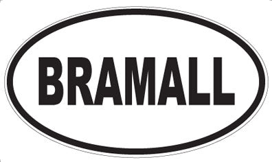 BRAMALL - Oval Magnet