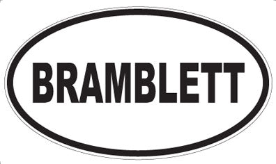 BRAMBLETT - Oval Magnet
