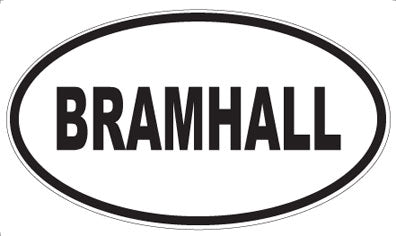 BRAMHALL - Oval Magnet
