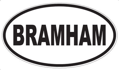 BRAMHAM - Oval Magnet